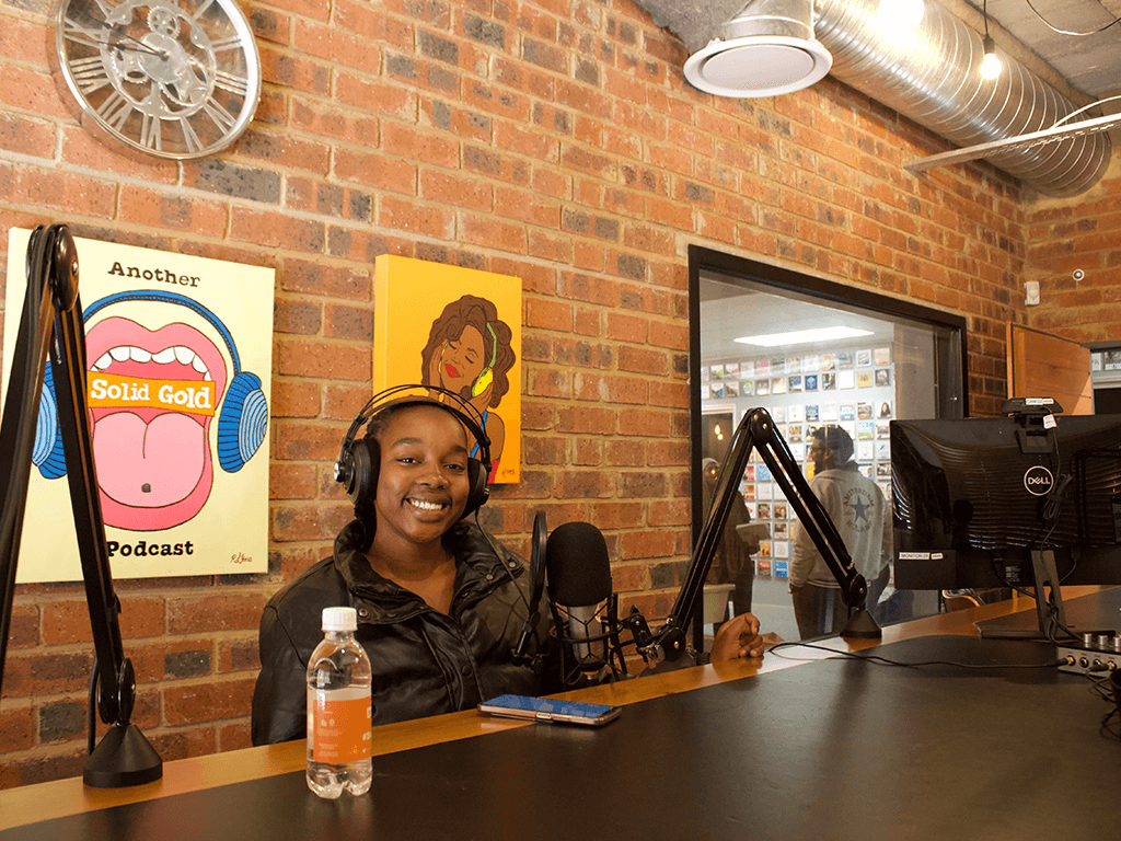 Nonhlanhla Mashabana speaking on an audio diary produced by Radio Workshop.